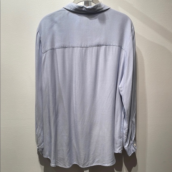 Alexandra Jordan Chambray Shirt 100% Rayon size 1X - Picture 6 of 6